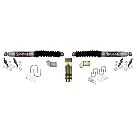 Skyjacker Suspension Dual Stabilizer Silver Kit with Black Boots SKY9254